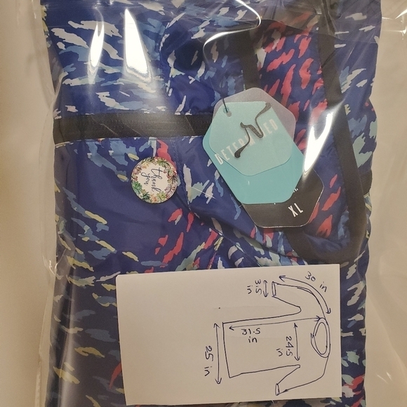 NWT Lularoe Rise Determined Zip Up Windbreaker‎ XL Floral.DETERMINEDLIGHTWEIGHT - Picture 12 of 16